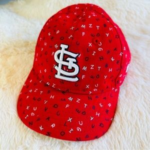 ST LOUIS CARDINALS HAT INFANT SIZE NEW ERA BRAND RED BALL CAP GREAT CONDITION